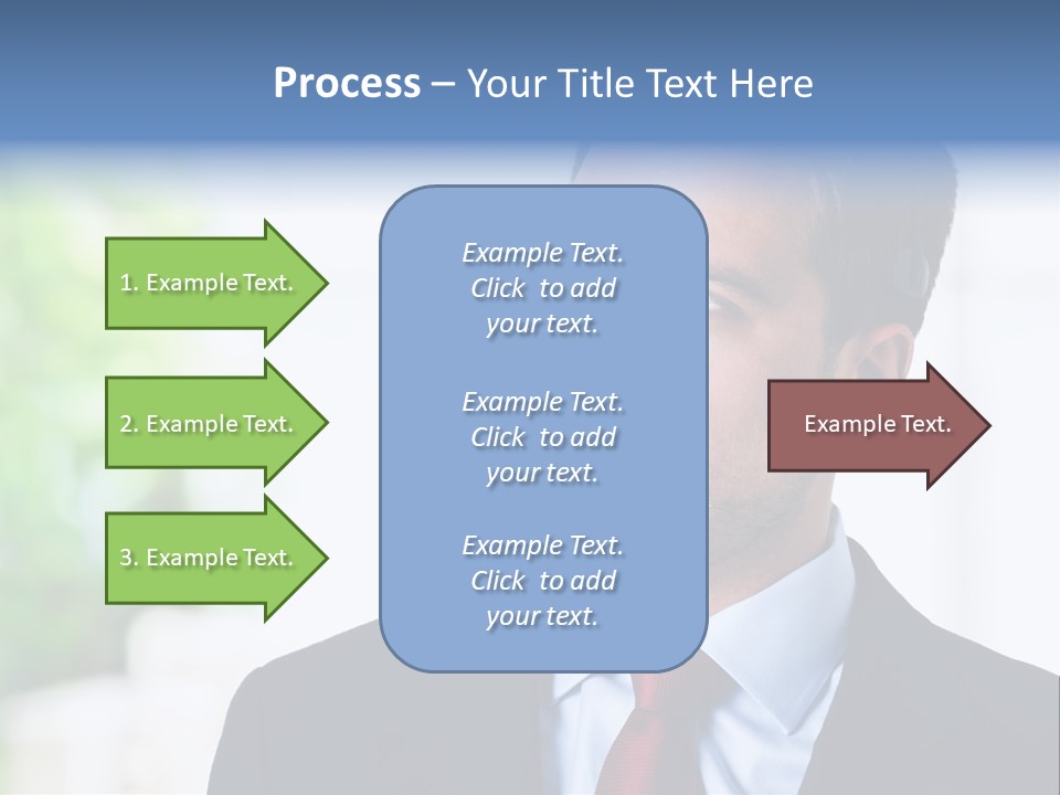 Call Center Call Work PowerPoint Template