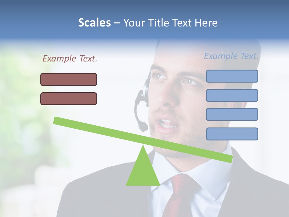 Call Center Call Work PowerPoint Template