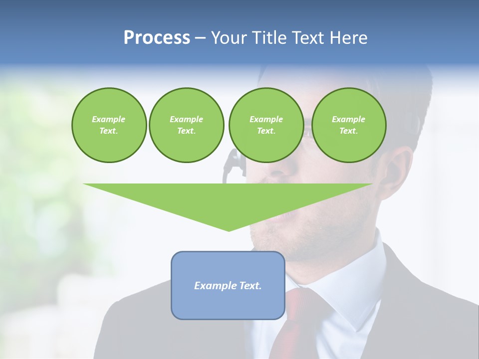 Call Center Call Work PowerPoint Template
