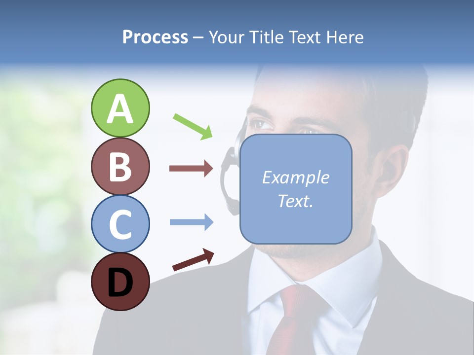 Call Center Call Work PowerPoint Template
