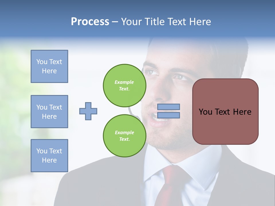 Call Center Call Work PowerPoint Template