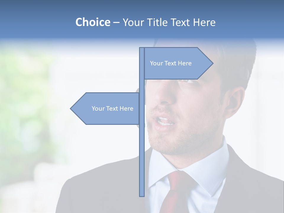 Call Center Call Work PowerPoint Template