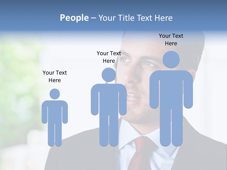 Call Center Call Work PowerPoint Template