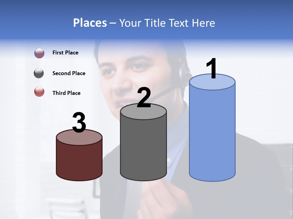 Person Customer Care Support PowerPoint Template