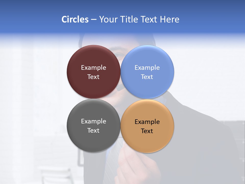 Person Customer Care Support PowerPoint Template