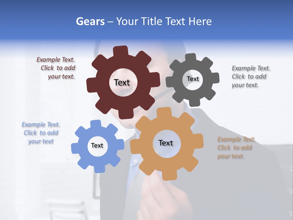 Person Customer Care Support PowerPoint Template