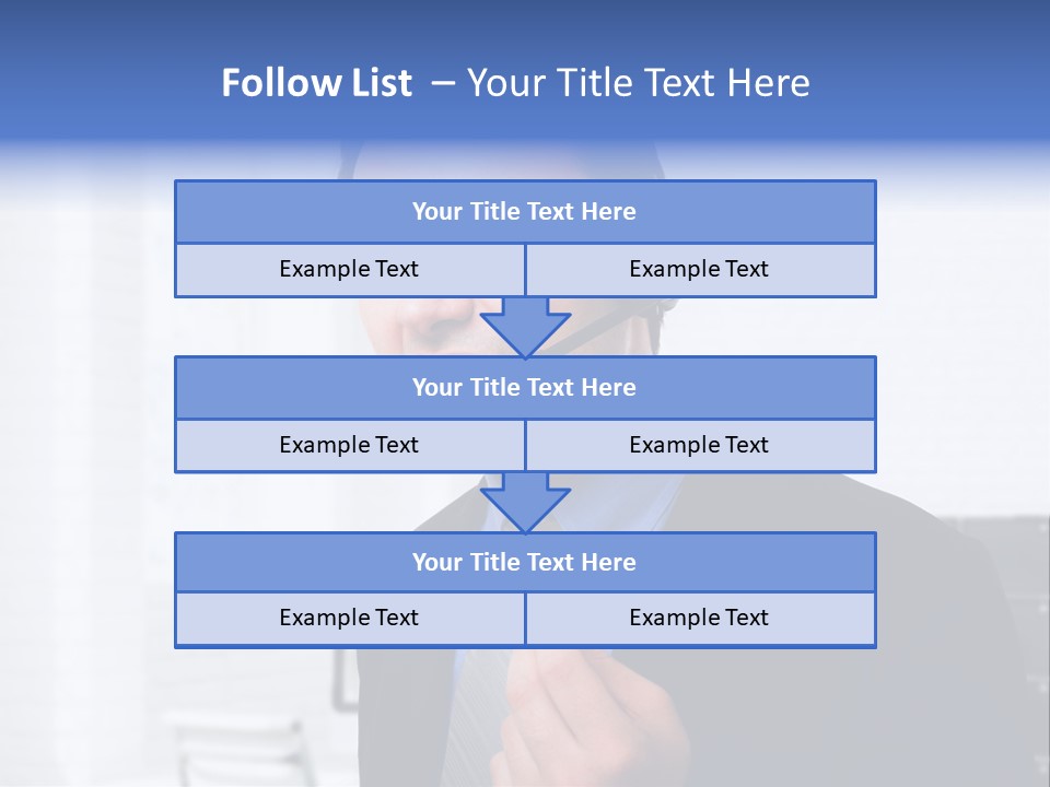 Person Customer Care Support PowerPoint Template