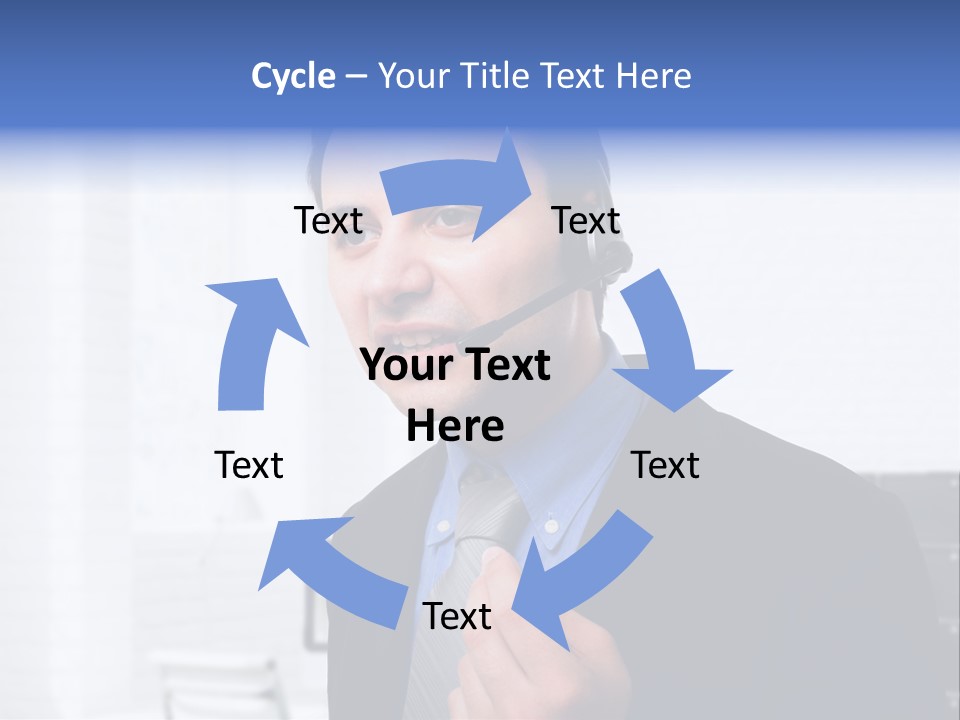Person Customer Care Support PowerPoint Template