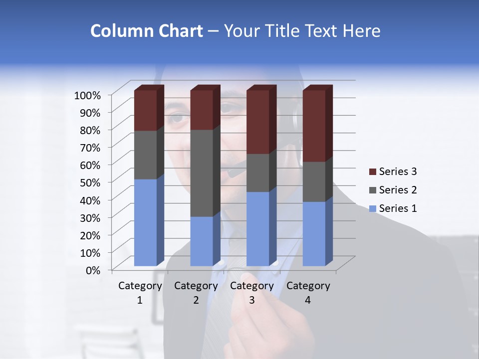Person Customer Care Support PowerPoint Template