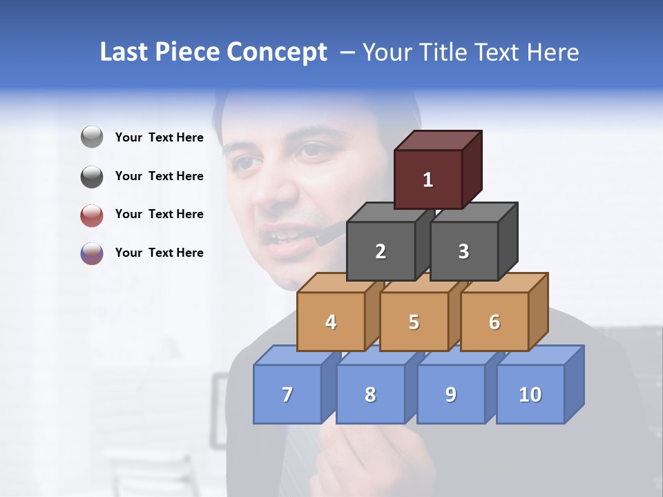 Person Customer Care Support PowerPoint Template