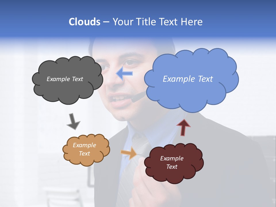 Person Customer Care Support PowerPoint Template