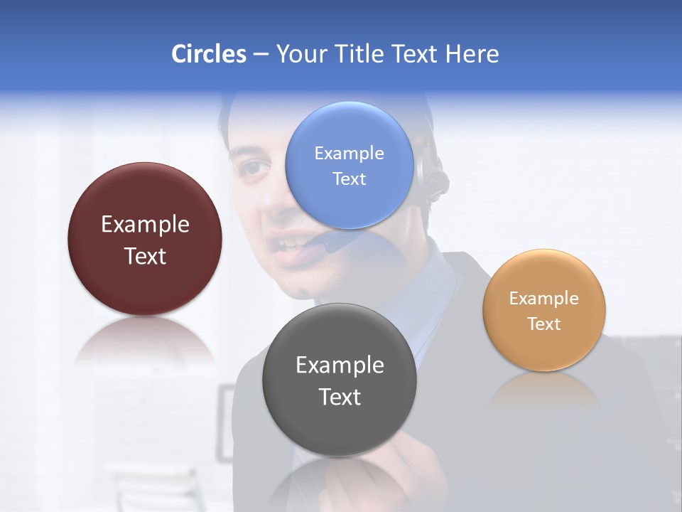 Person Customer Care Support PowerPoint Template