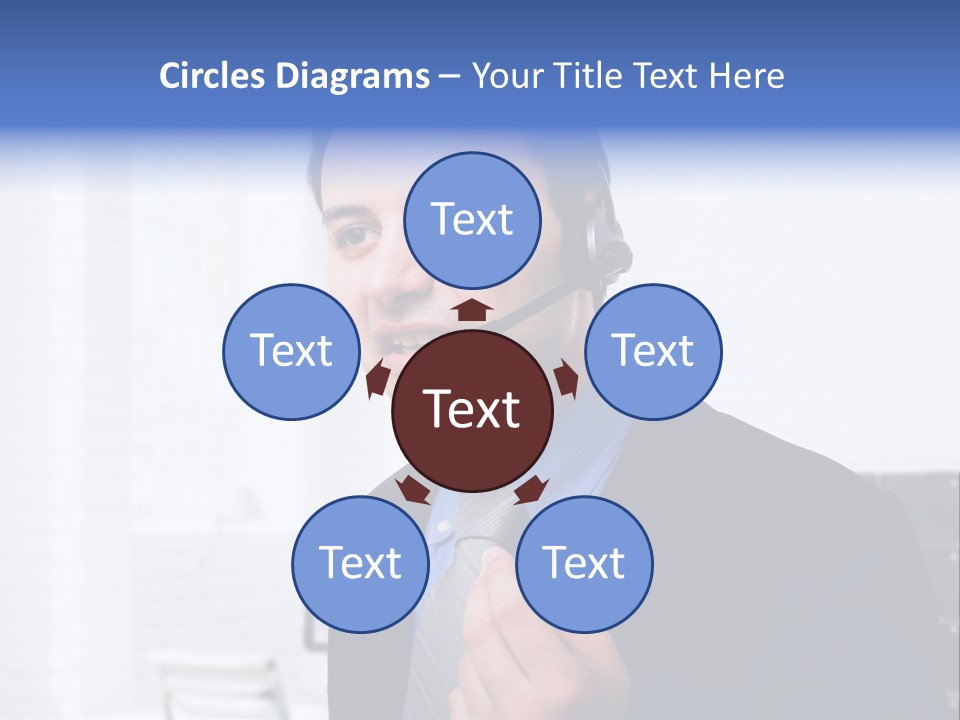 Person Customer Care Support PowerPoint Template