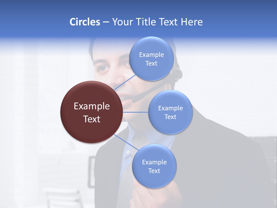Person Customer Care Support PowerPoint Template