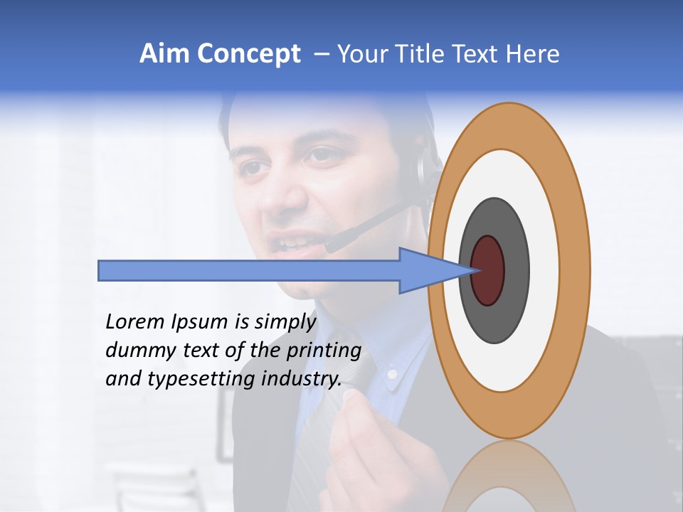 Person Customer Care Support PowerPoint Template