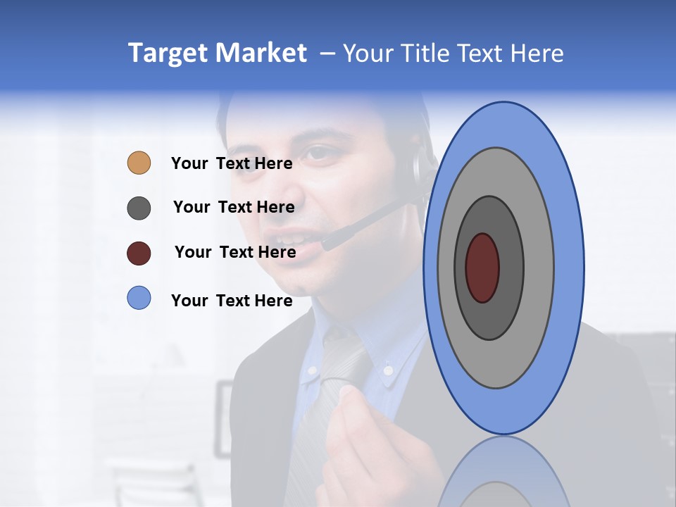 Person Customer Care Support PowerPoint Template
