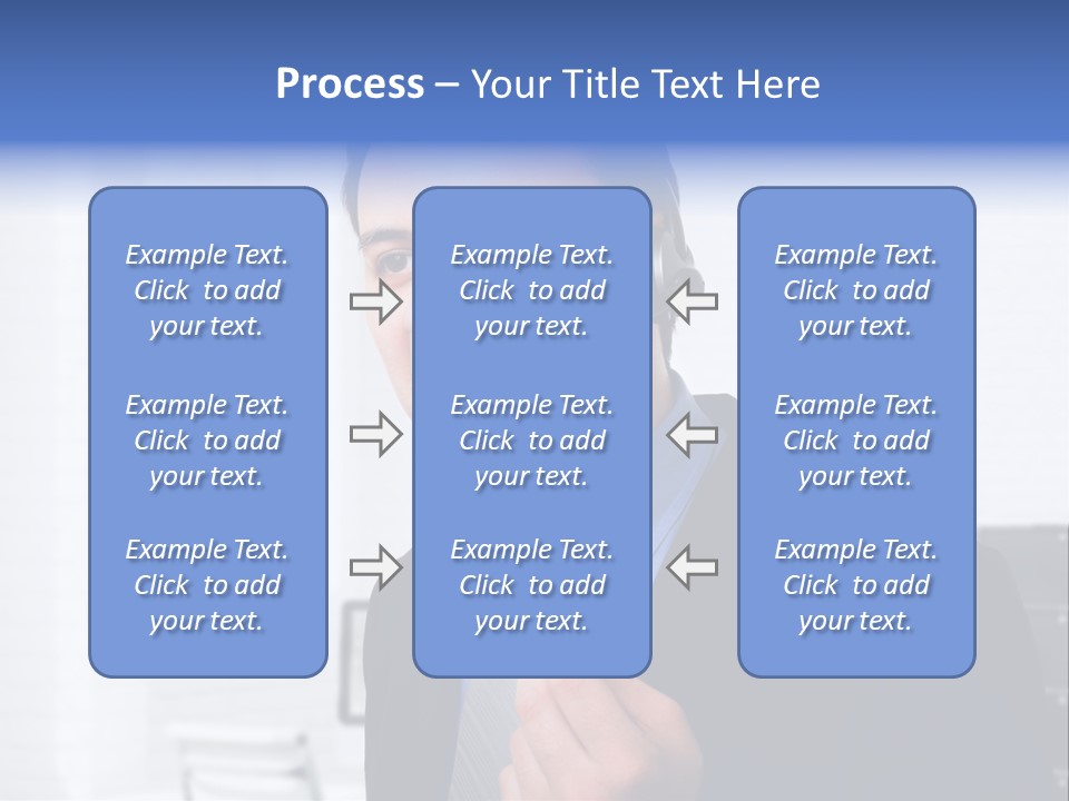 Person Customer Care Support PowerPoint Template