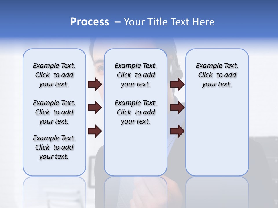 Person Customer Care Support PowerPoint Template
