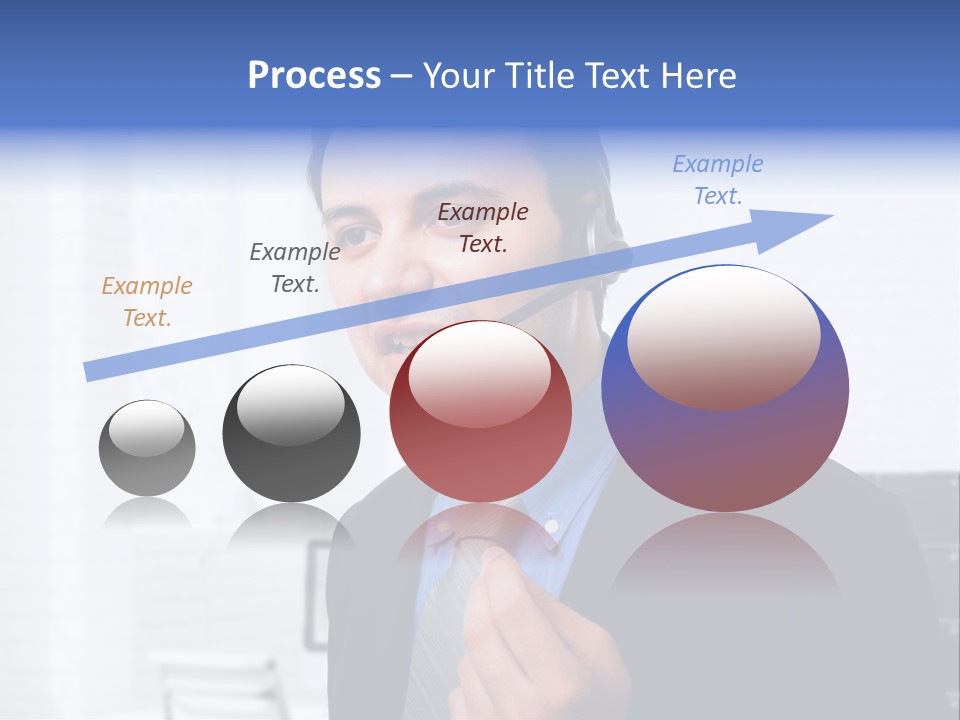 Person Customer Care Support PowerPoint Template