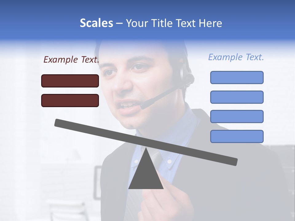 Person Customer Care Support PowerPoint Template