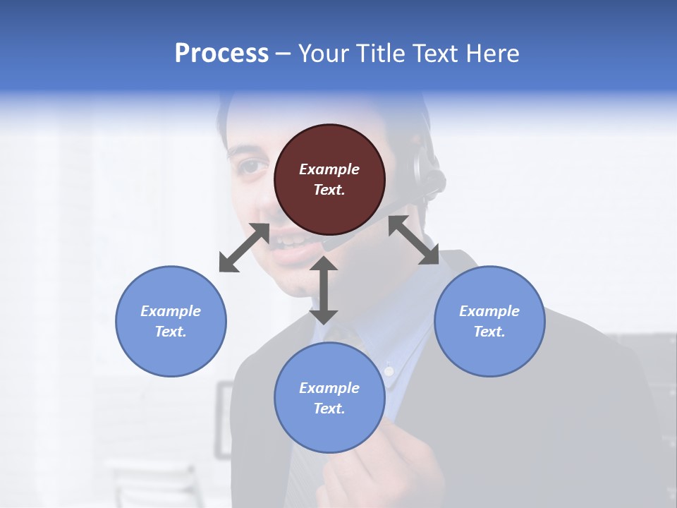 Person Customer Care Support PowerPoint Template