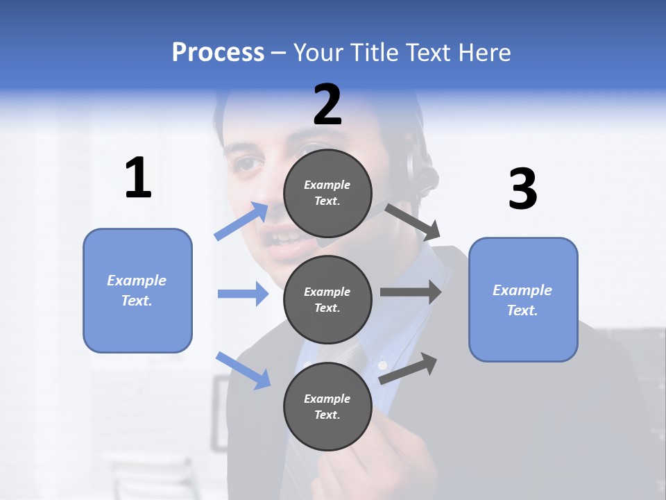 Person Customer Care Support PowerPoint Template