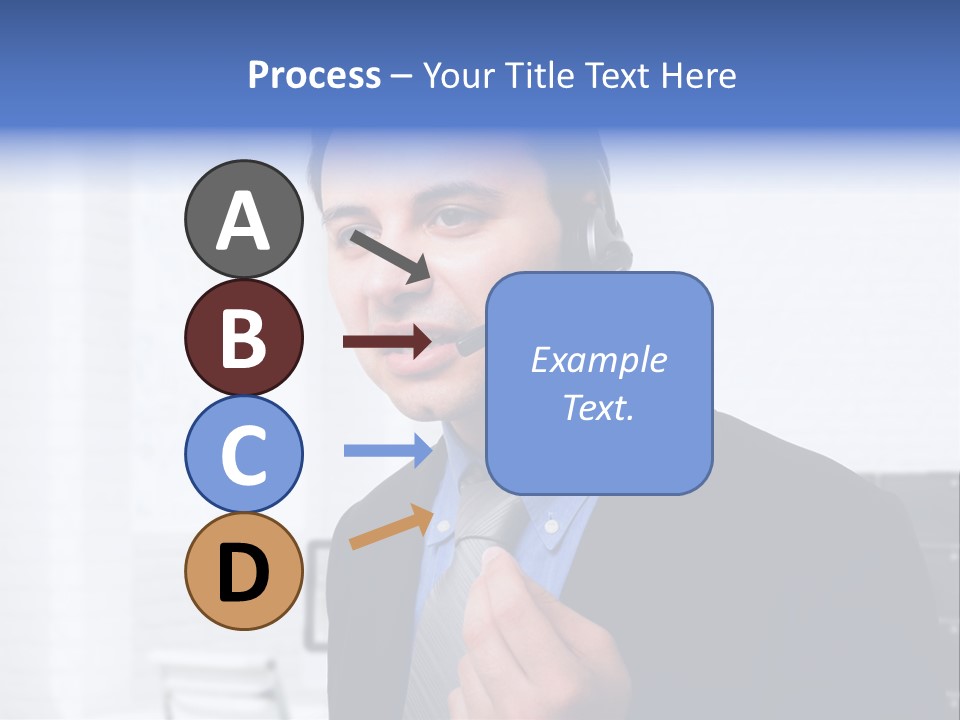Person Customer Care Support PowerPoint Template