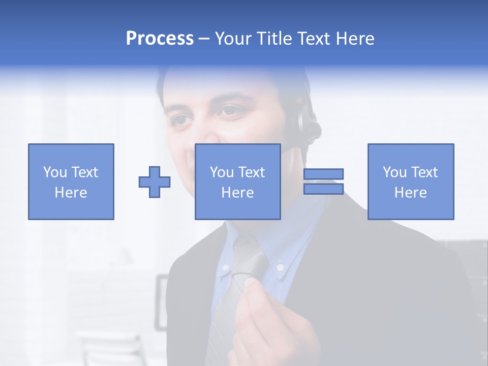 Person Customer Care Support PowerPoint Template