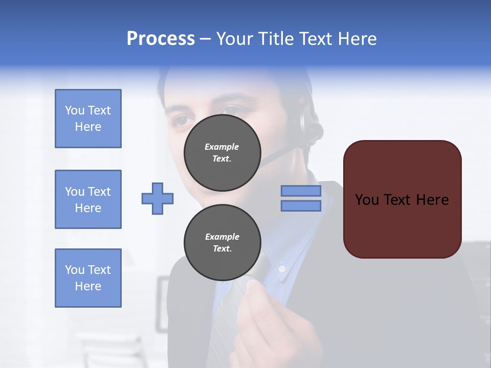 Person Customer Care Support PowerPoint Template