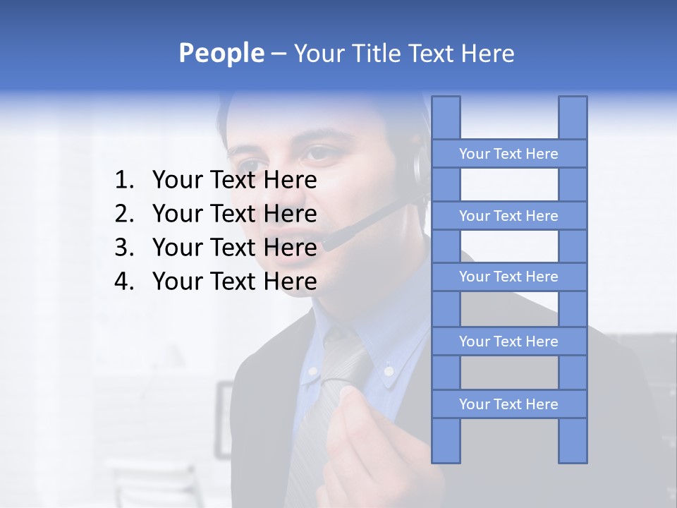 Person Customer Care Support PowerPoint Template