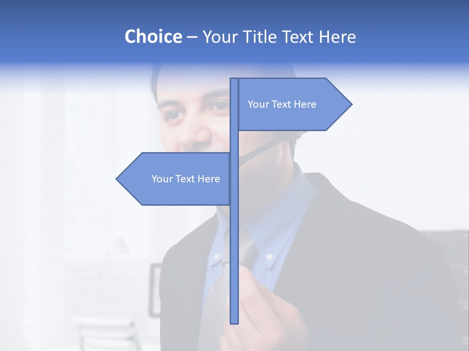 Person Customer Care Support PowerPoint Template