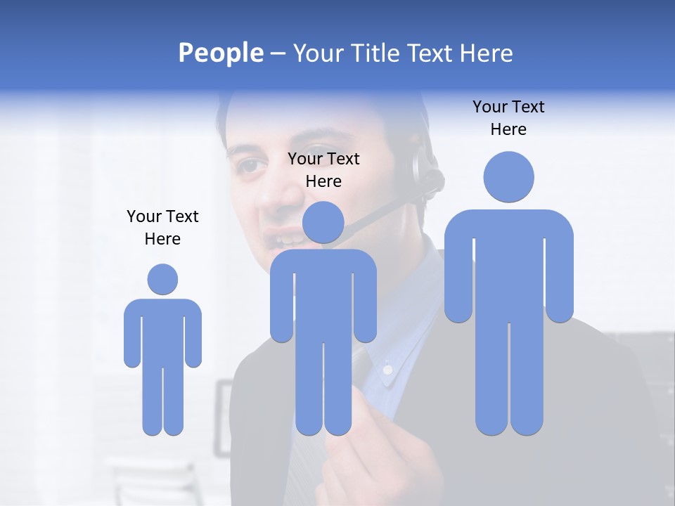 Person Customer Care Support PowerPoint Template
