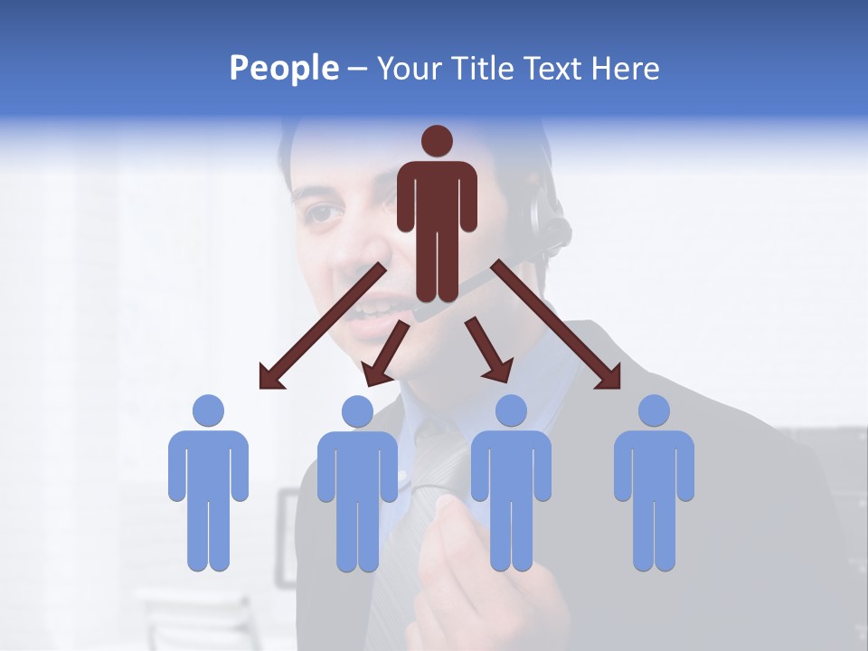 Person Customer Care Support PowerPoint Template