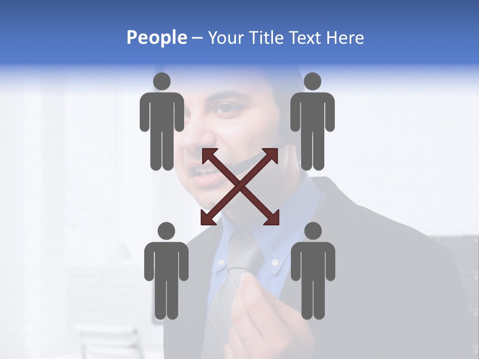 Person Customer Care Support PowerPoint Template