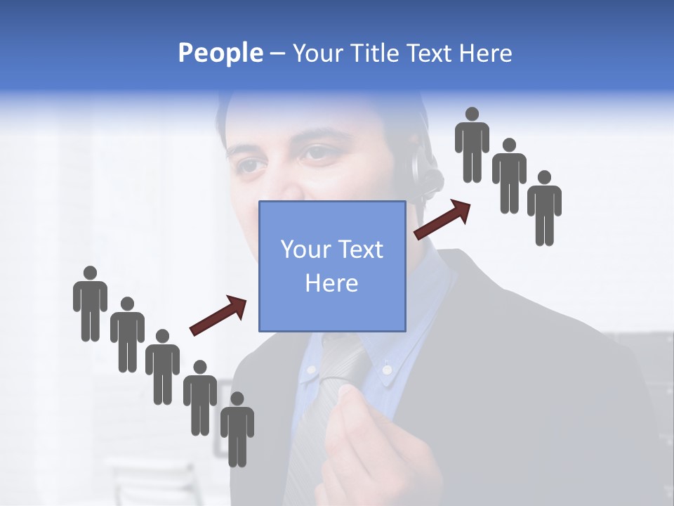Person Customer Care Support PowerPoint Template