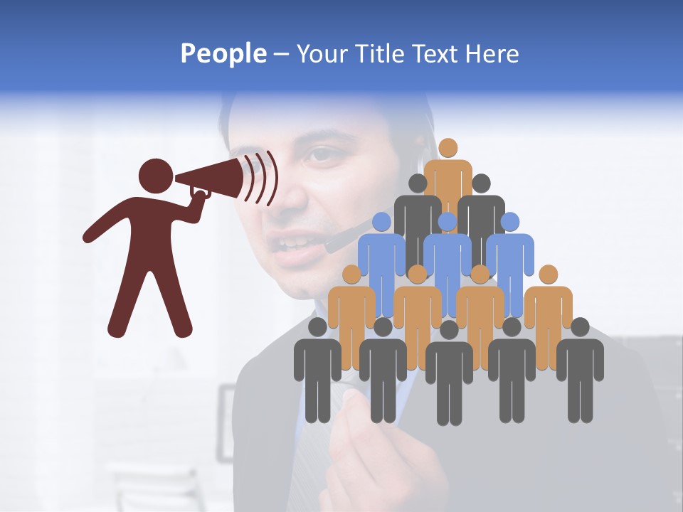Person Customer Care Support PowerPoint Template