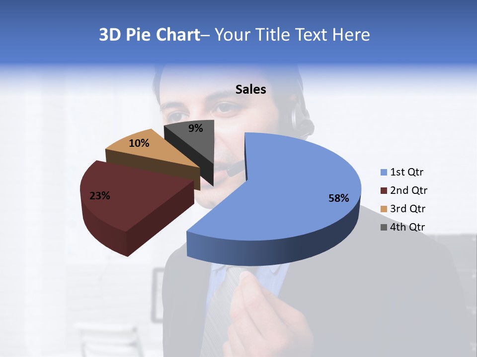 Person Customer Care Support PowerPoint Template