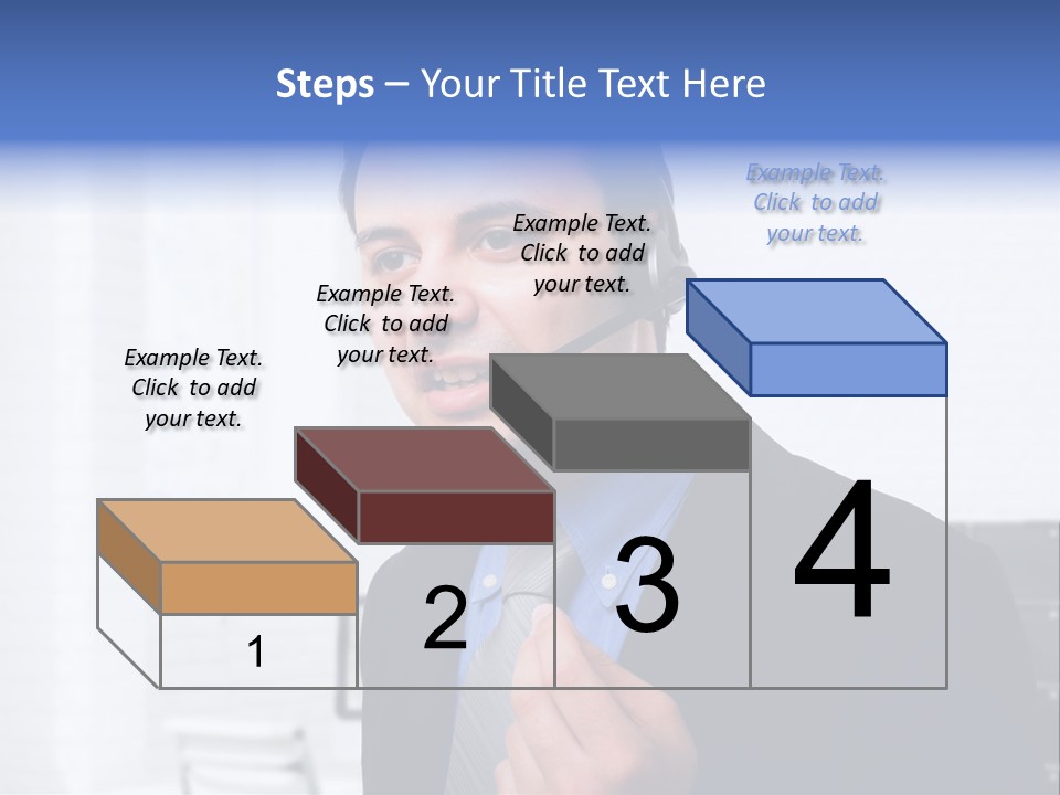 Person Customer Care Support PowerPoint Template