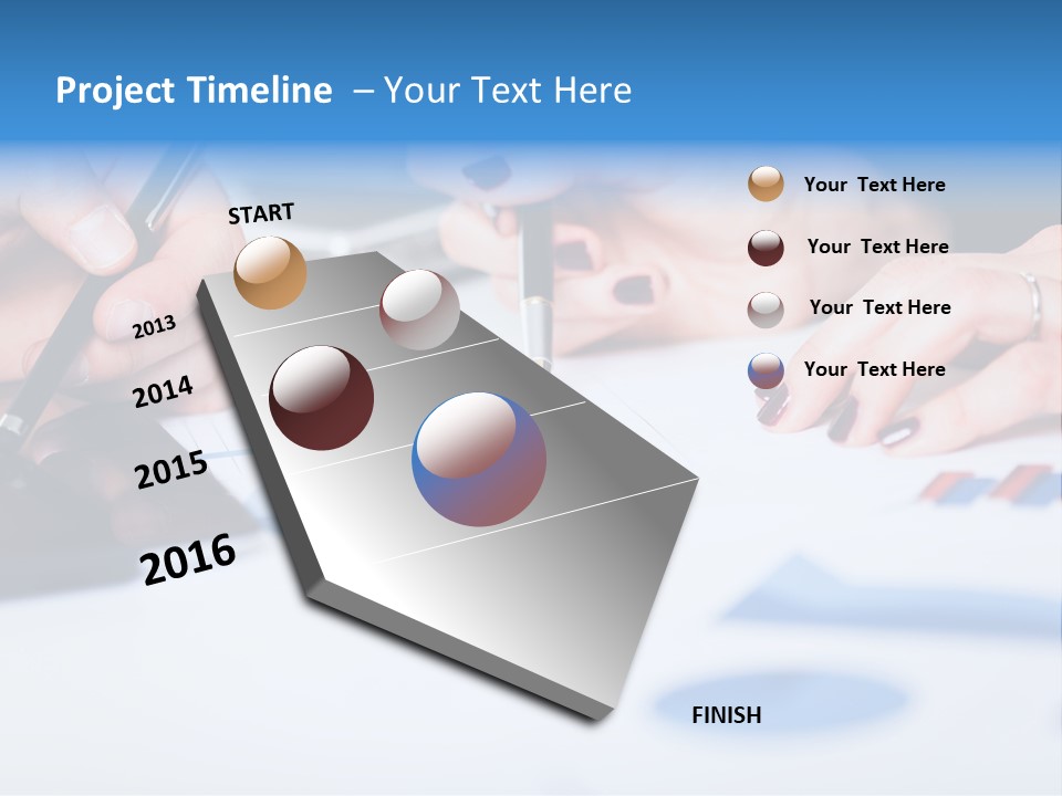 Bright Success Computer PowerPoint Template