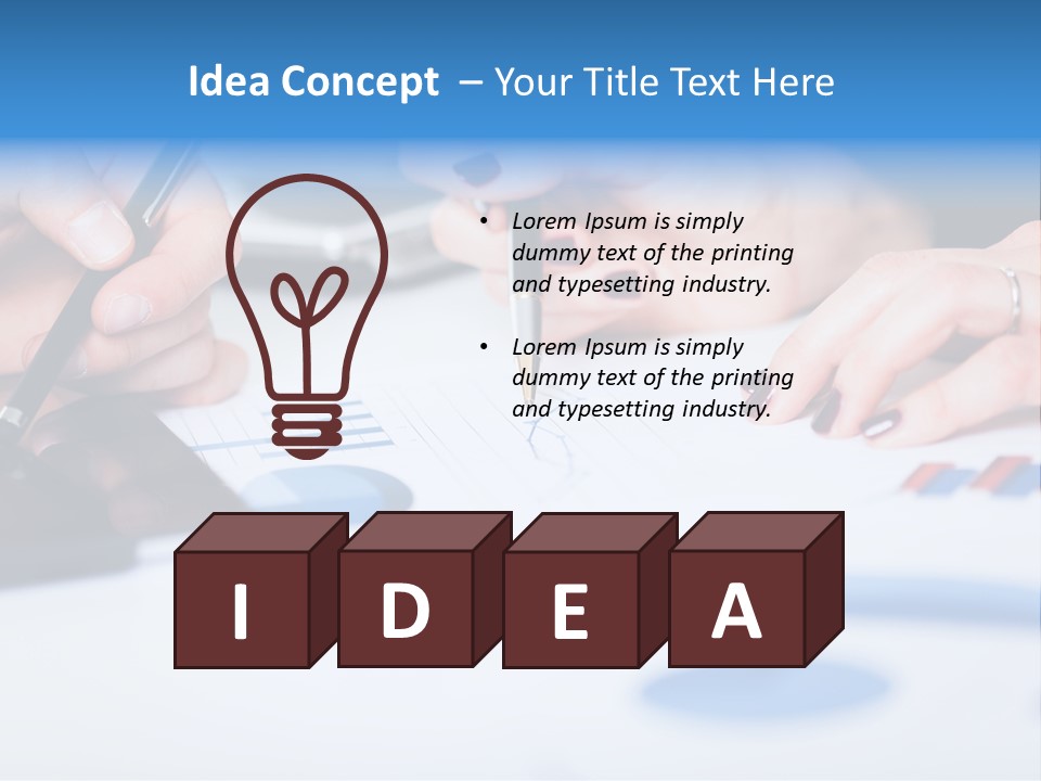 Bright Success Computer PowerPoint Template