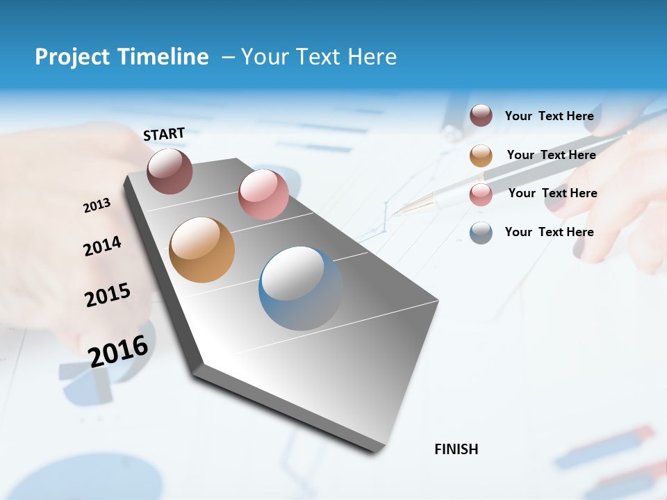 Growth Review Marketing PowerPoint Template