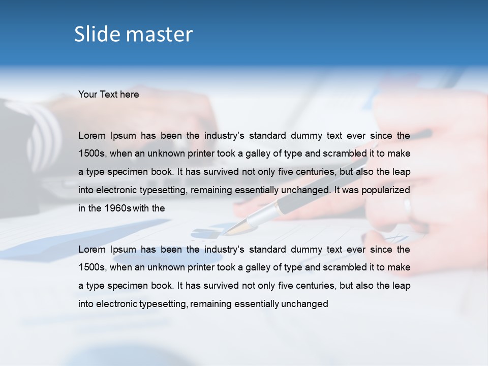 Business Executive Report PowerPoint Template