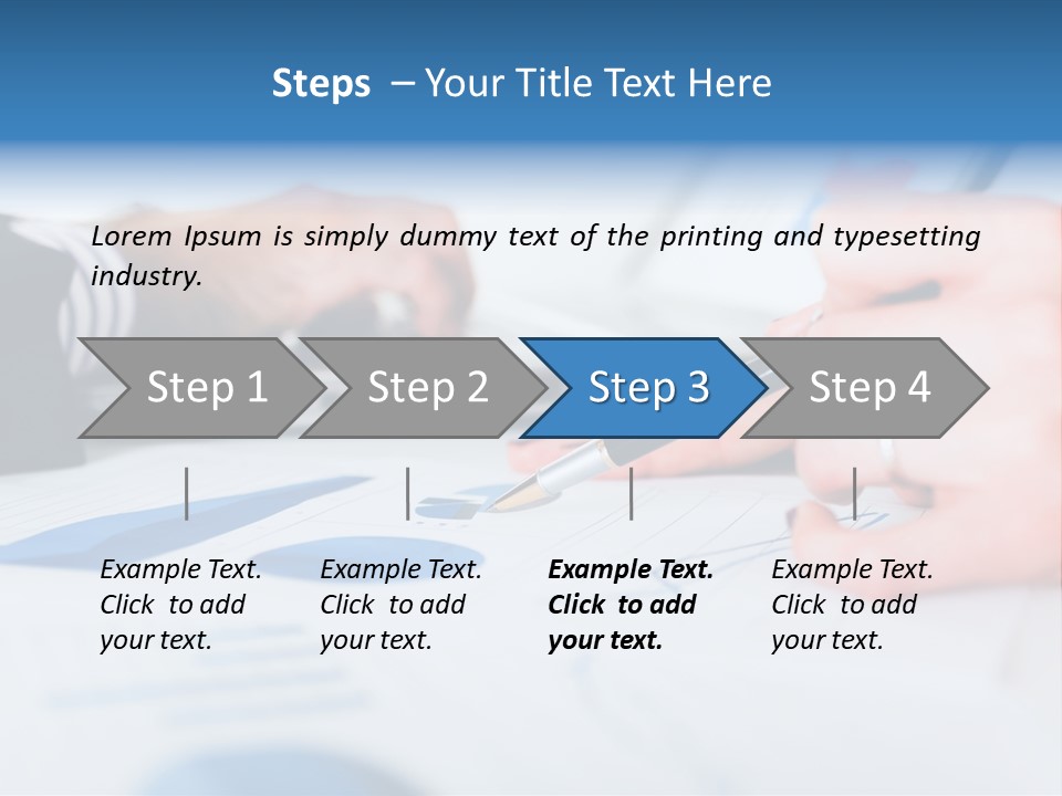 Business Executive Report PowerPoint Template