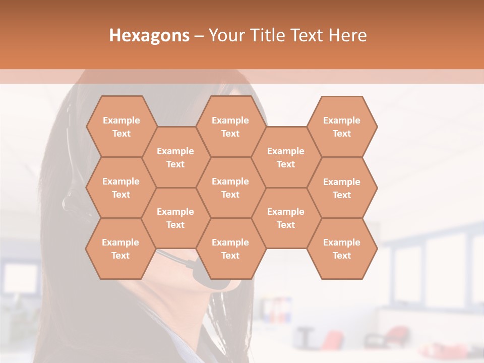 Smiling Female Happiness PowerPoint Template