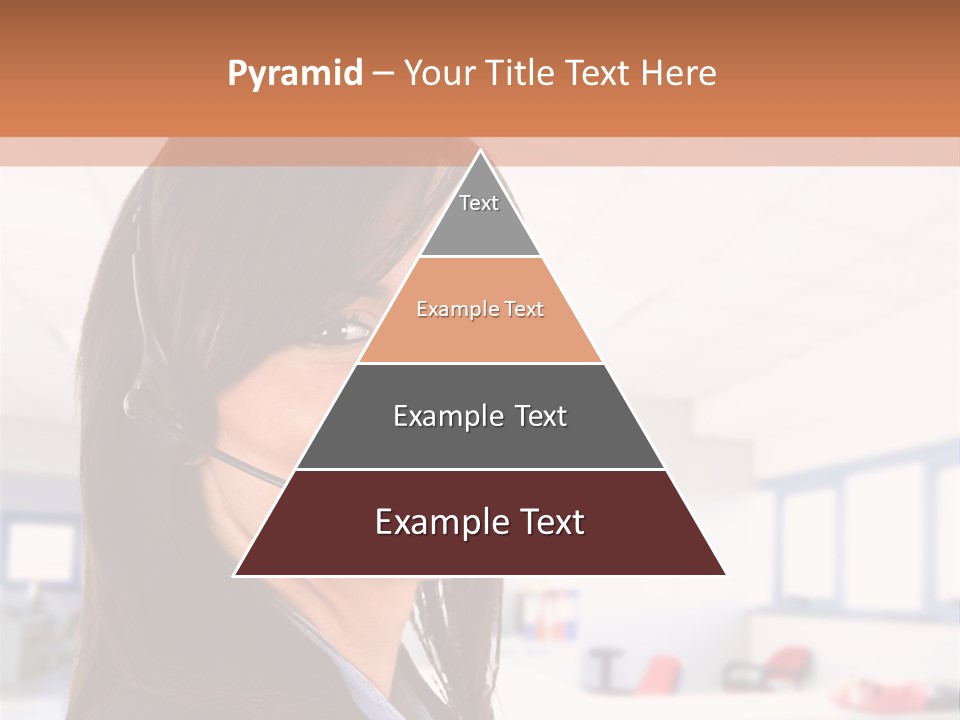 Smiling Female Happiness PowerPoint Template