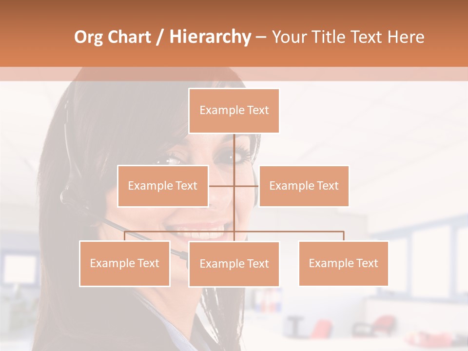 Smiling Female Happiness PowerPoint Template