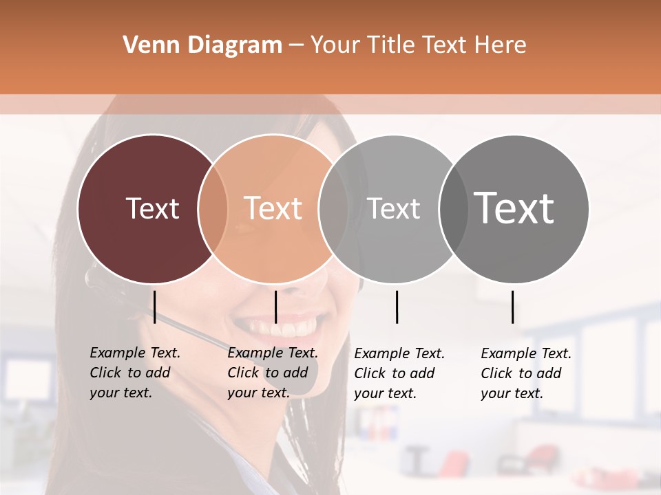 Smiling Female Happiness PowerPoint Template