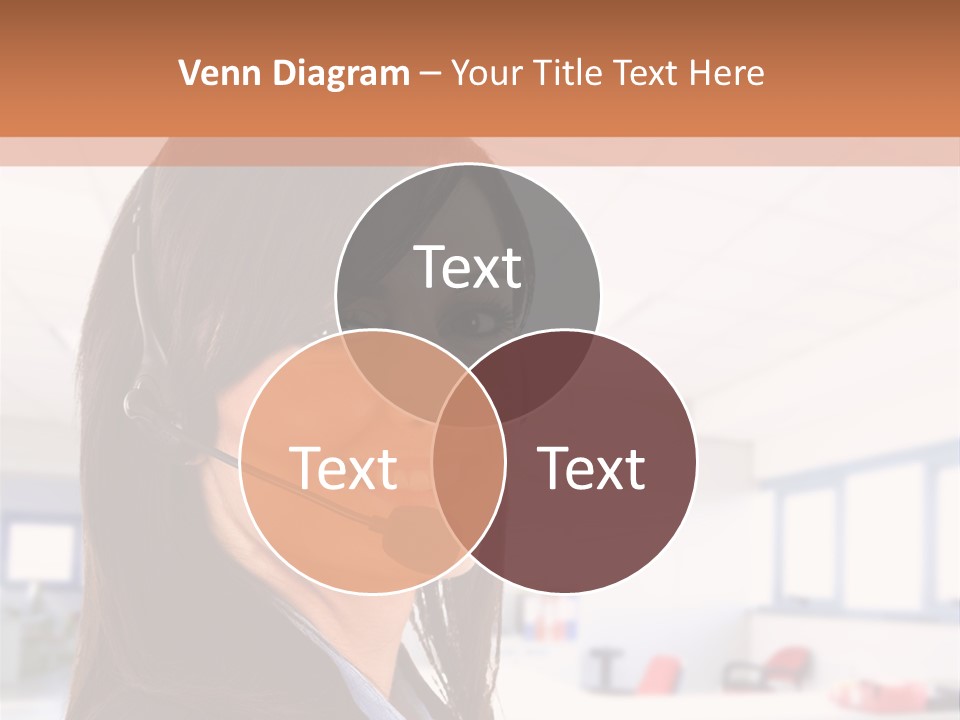 Smiling Female Happiness PowerPoint Template