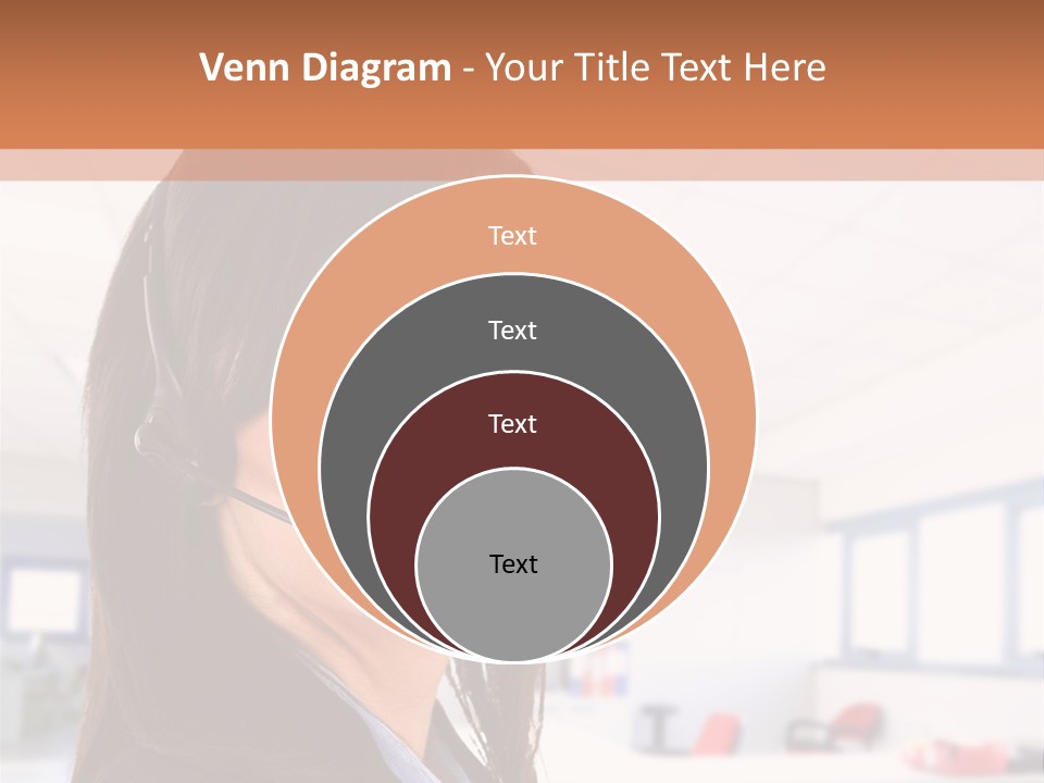 Smiling Female Happiness PowerPoint Template