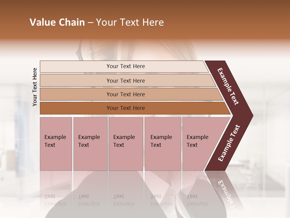 Headphone People Communication PowerPoint Template